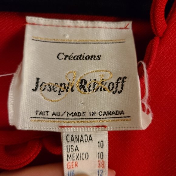 Vintage joseph ribkoff red dress - Picture 6 of 6